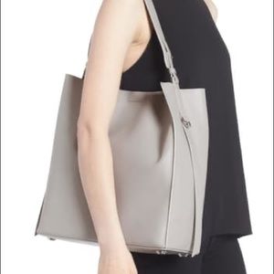 All Saints Paradise North/South Gray Tote